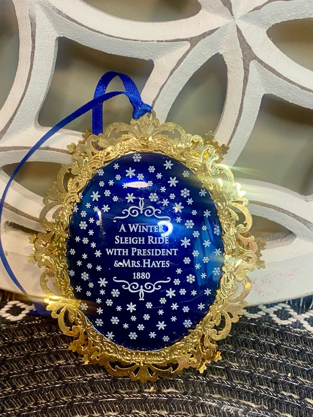 White House‎ Historical Association Christmas Ornaments 2004 President Hayes